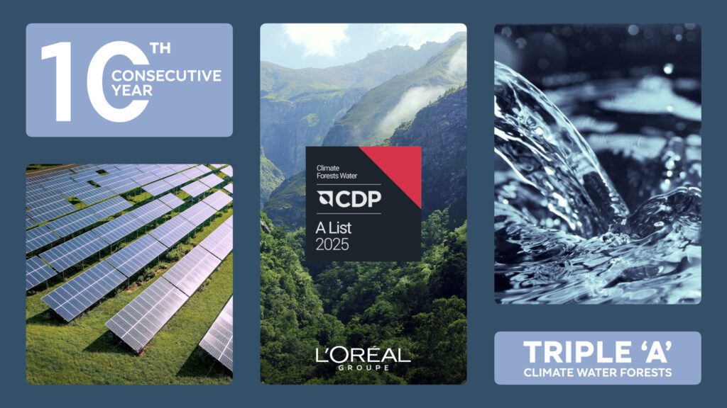 L’Oréal: Παγκόσμιο Ρεκόρ στη Βιωσιμότητα. Η Μοναδική Εταιρεία με Τριπλό «Α» (AAA) από το CDP για 10η Χρονιά