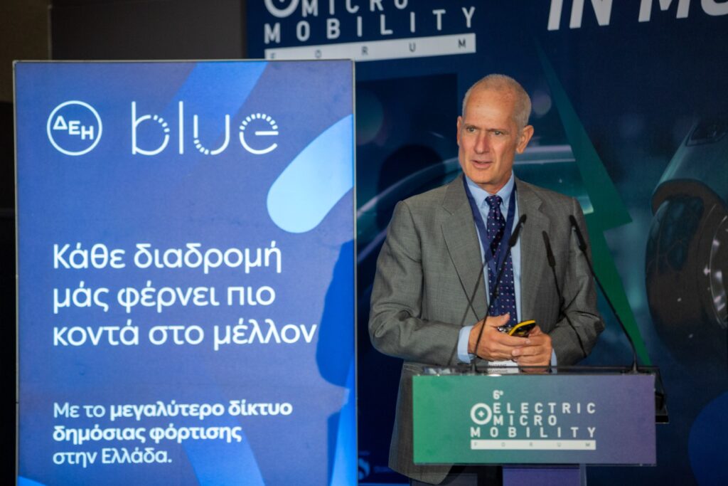 Μιλτιάδης Μπαμπίλης: «Το δίκτυο της ΔΕΗ ξεπερνά πλέον τα 3.500 σημεία φόρτισης, εκ των οποίων πάνω από 730 είναι ταχυφορτιστές» Mpampilis